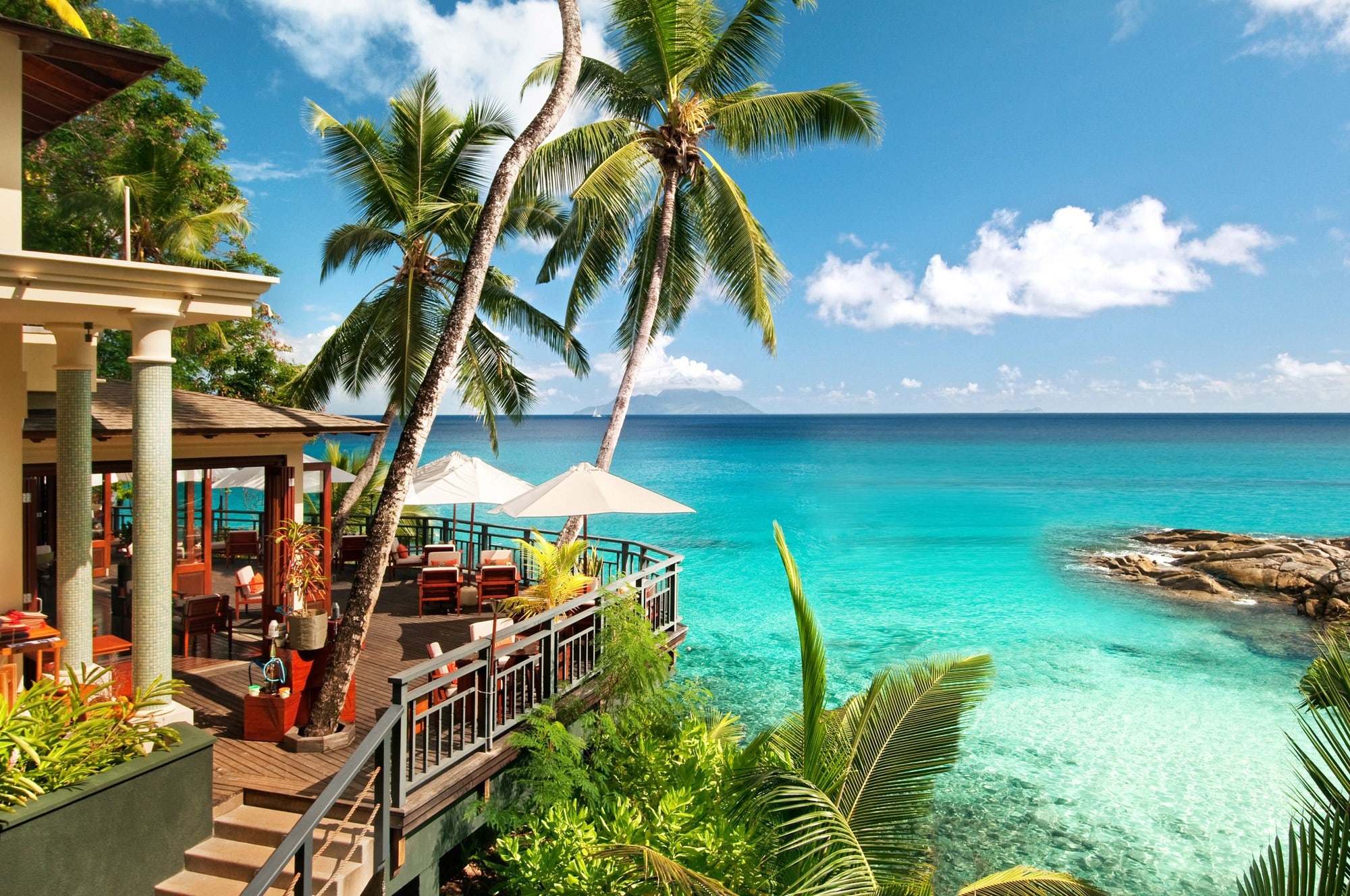 Seychelles beach resort